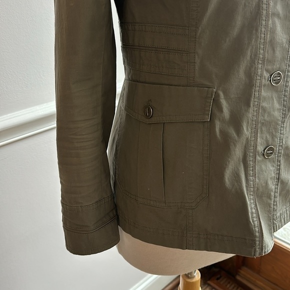Tribal Cotton Utility Jacket Army Olive Green XS - Picture 3 of 8